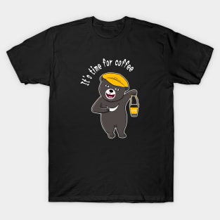 coffee bear_It's time for coffee T-Shirt